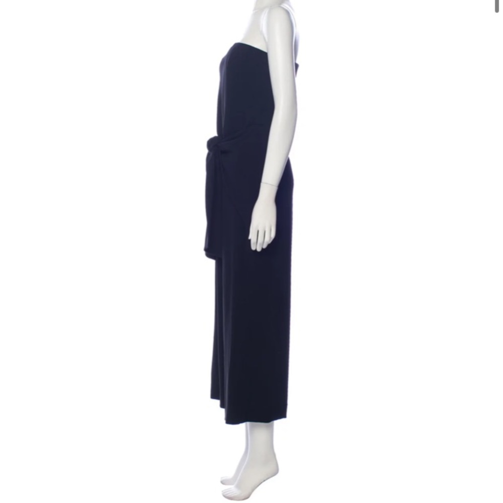CARLISLE • PER SE • Stunning Black Strapless Wide Leg Jumpsuit - Picture 5 of 14
